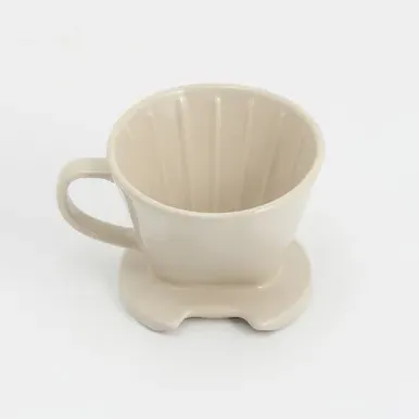 Stoneware Coffee Dripper - Beige, Stoneware product