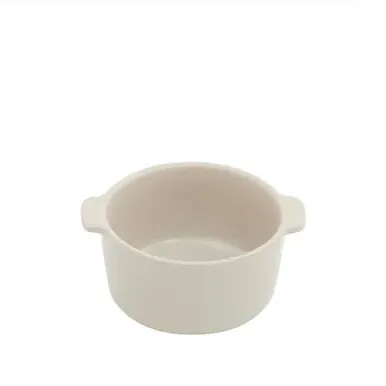 Stoneware Round Oven Dish - Grey Beige product