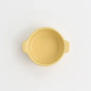 Stoneware Round Oven Dish - Light Yellow product