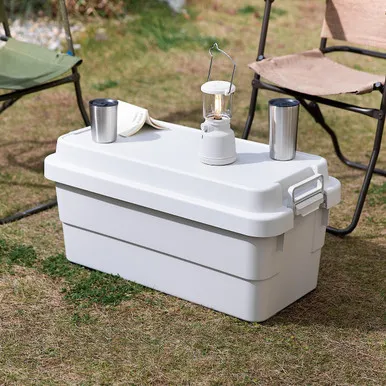 Sturdy Storage Box Extra Large - White Grey by Muji, image 2
