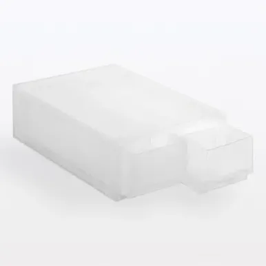 Translucent Stackable 2 Drawer Storage Unit - Clear by Muji, image 2