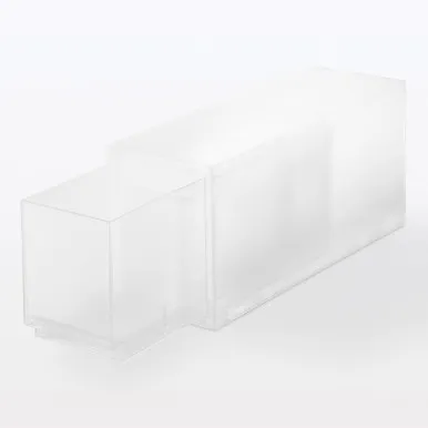 Translucent Stackable Storage Drawer - Clear by Muji, alternate view