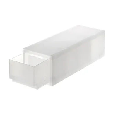 Translucent Stackable Storage Drawer - Clear by Muji, image 2