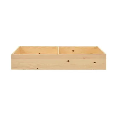 Wooden Pine Bed Under-Bed Drawer with Castors - Pine product