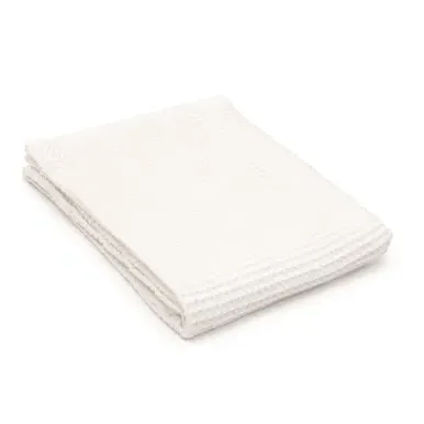Organic Cotton Waffle Hand Towel - White product
