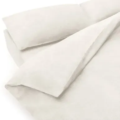 Washed Cotton Single Duvet Cover - Light Beige product