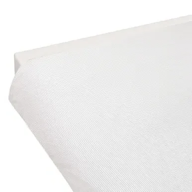Washed Cotton Single Duvet Cover - Light Blue Stripes alternate view