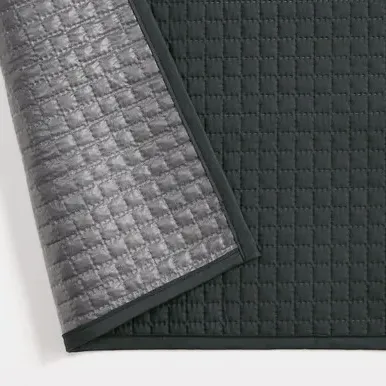 Water-Resistant Quilted Picnic Blanket - Black, Polyester product