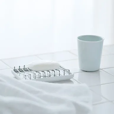 White Porcelain Tray - White, Porcelain by Muji, alternate view