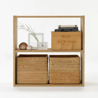 Oak 2-Tier Shelving Add-On Unit - Oak product