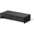 Wide Steel Monitor Stand with 2 Drawers - Steel by Muji, image 4