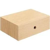 Wooden Modular Desktop Storage Drawer - Oak Veneer by Muji, image 3