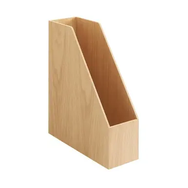 Wooden Stand File Box - Oak Veneer, MDF product