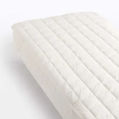 Wool Blend Single Mattress Topper - Natural Wool, Recycled Polyester by Muji