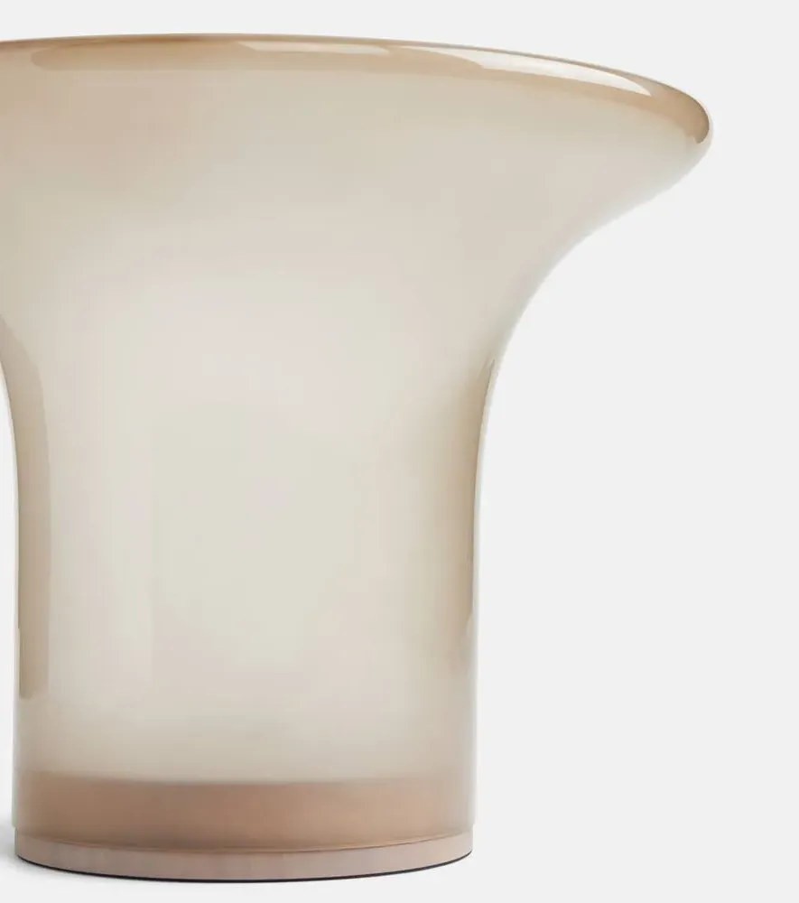 101 Copenhagen Trumpet Low Side Table - Gray, Glass