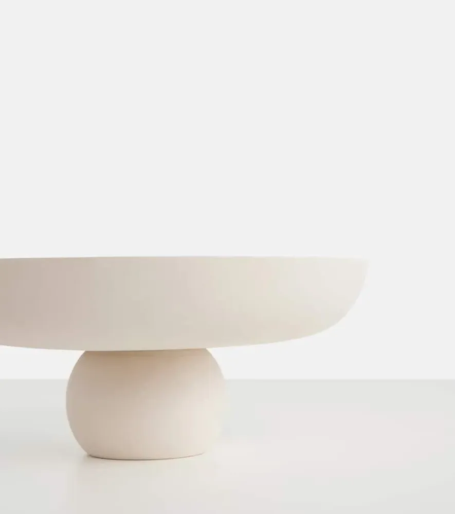 Baburu Big Ceramic Bowl - White