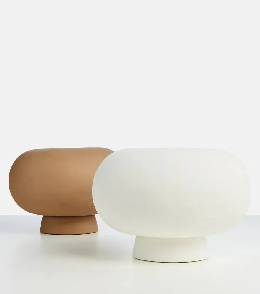 Kabin Ceramic Vase - Beige