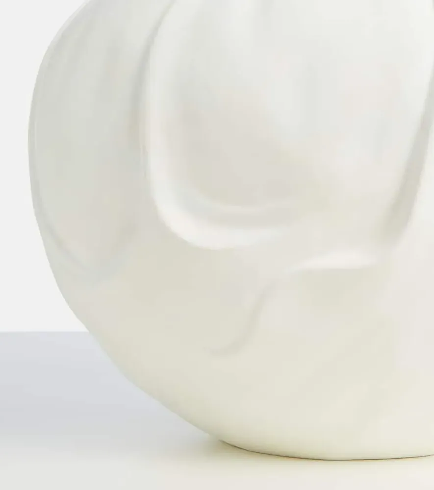 Orimono Big Vase - White, Concrete