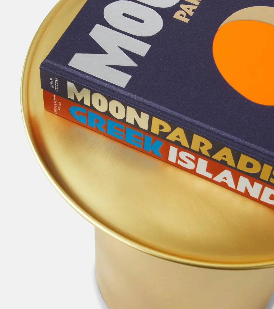 Pillar Tall Coffee Table - Gold, Metal