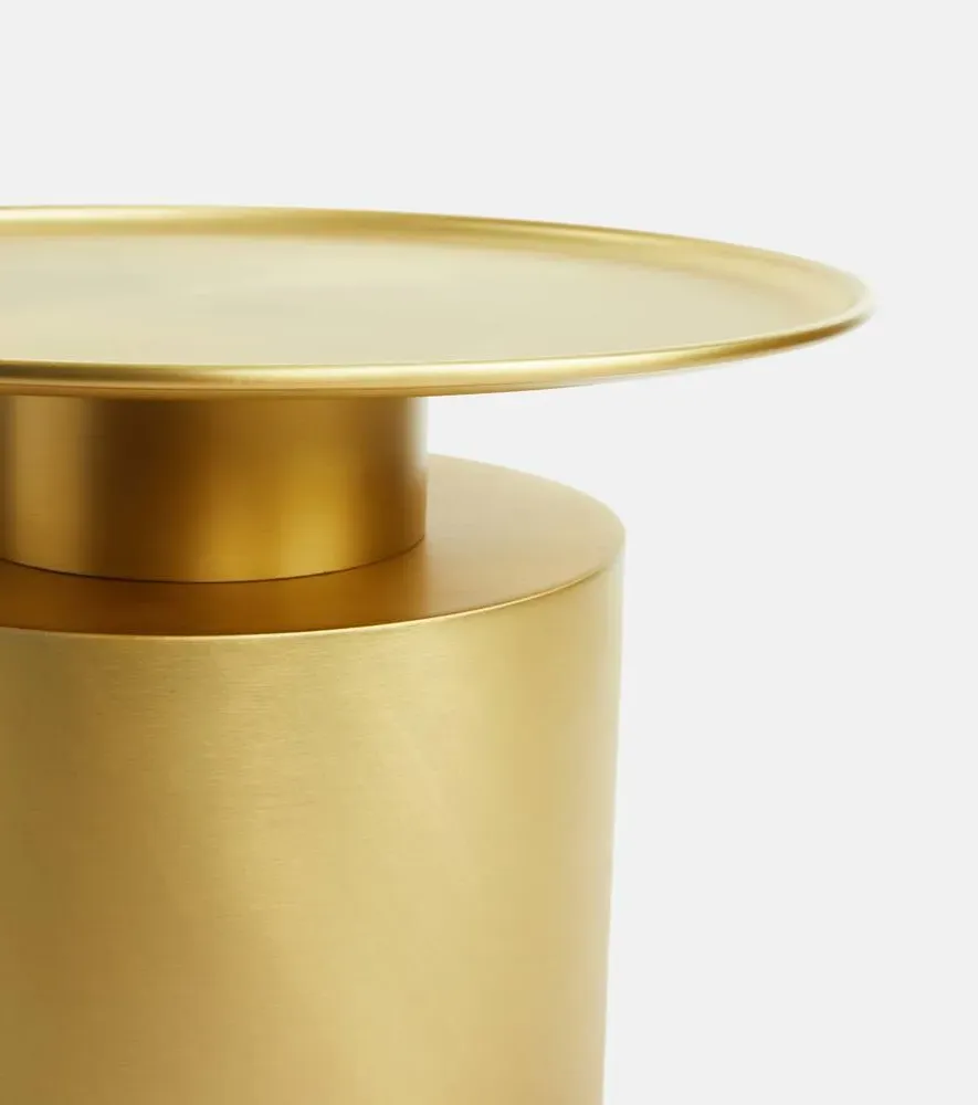 Pillar Tall Coffee Table - Gold, Metal