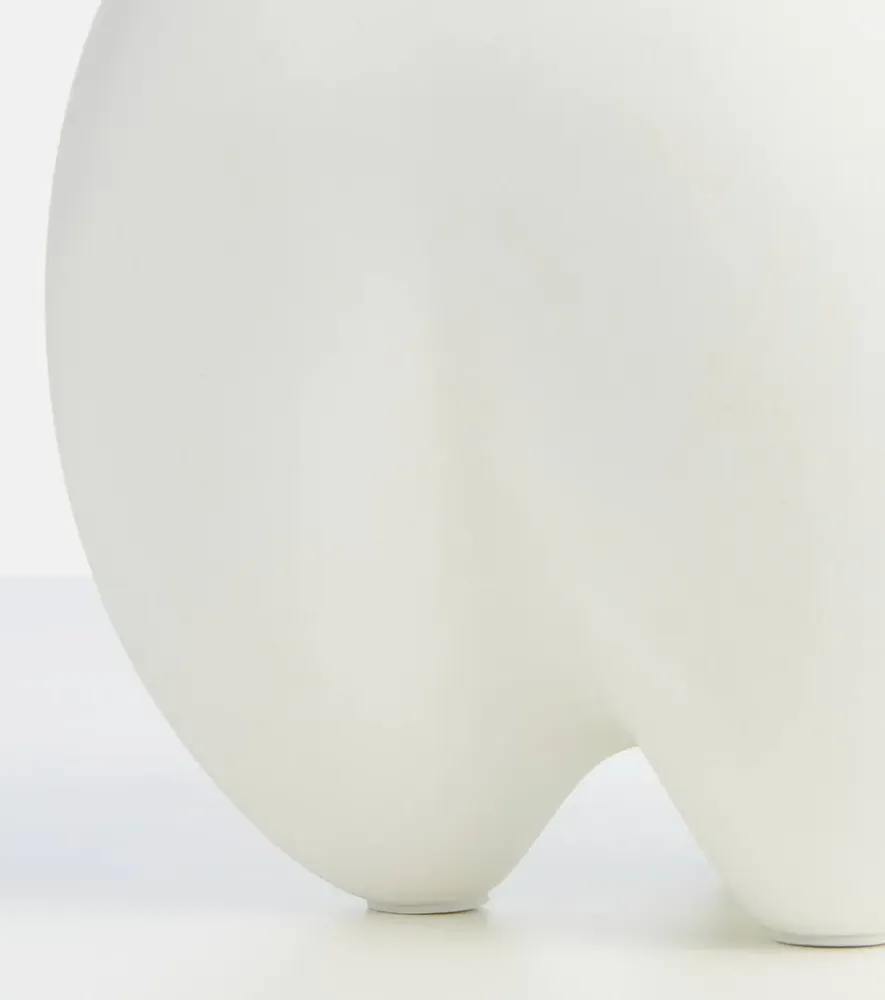 Sumo Mini Ceramic Vase - White