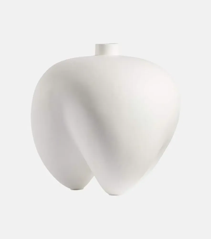 Sumo Mini Ceramic Vase - White