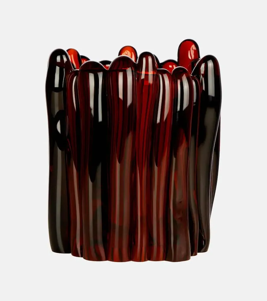 Antho Glass Vase - Amber