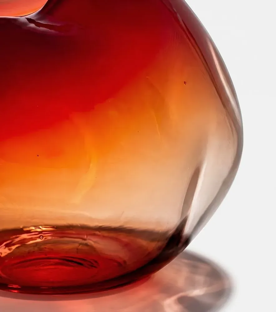 Komet Glass Vase - Fading Red alternate view
