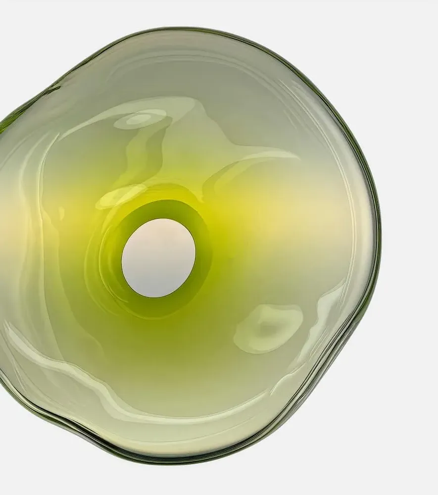 Ocean Glass Decorative Object - Green