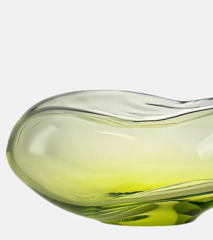 Ocean Glass Decorative Object - Green