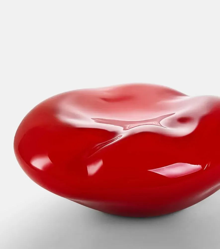 Ocean Glass Decorative Object - Red