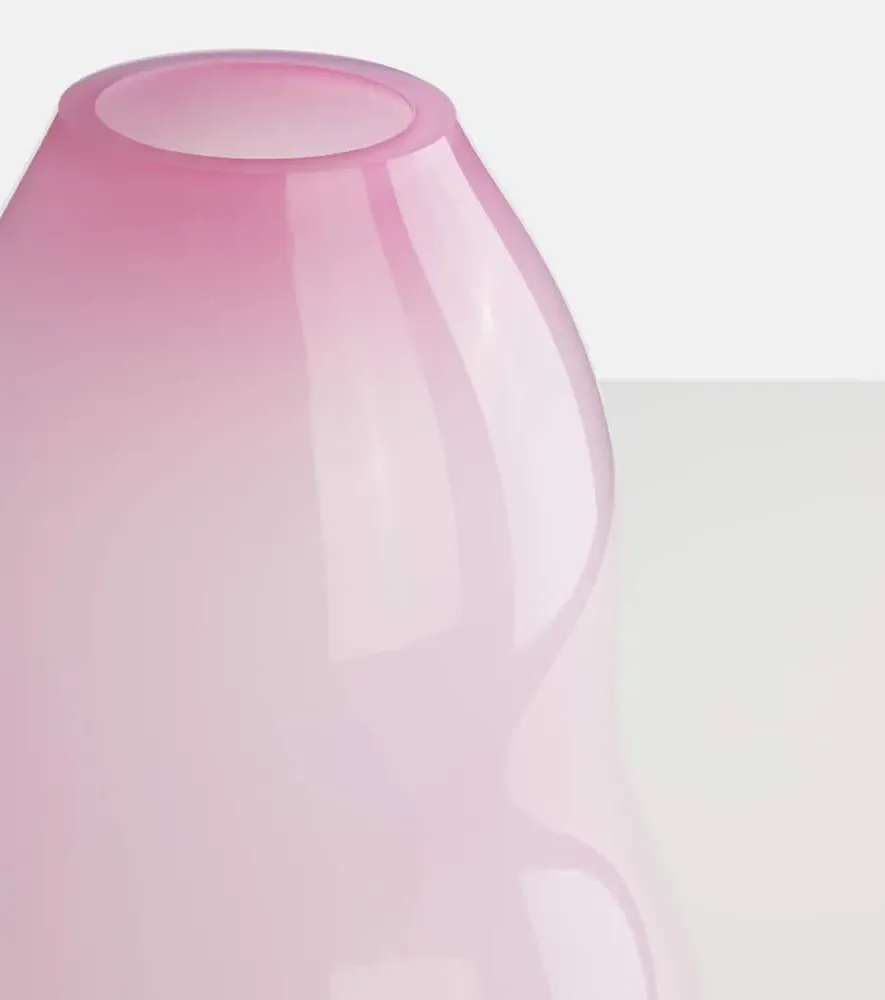 Spin Glass Vase - Pink