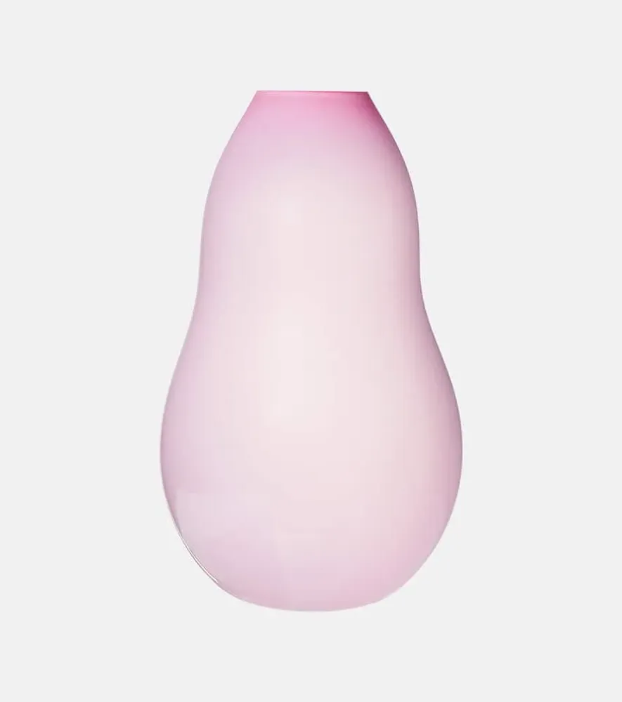 Spin Glass Vase - Pink