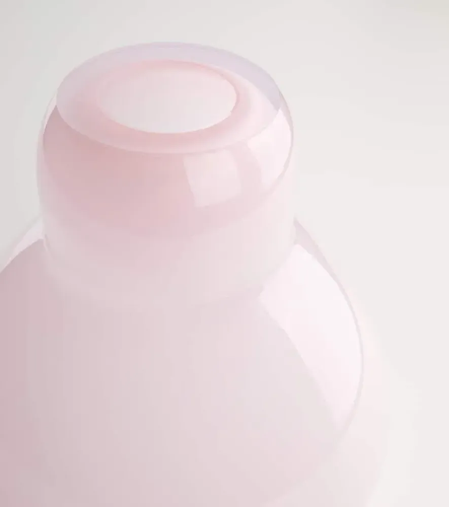 Spin Glass Vase - Pink