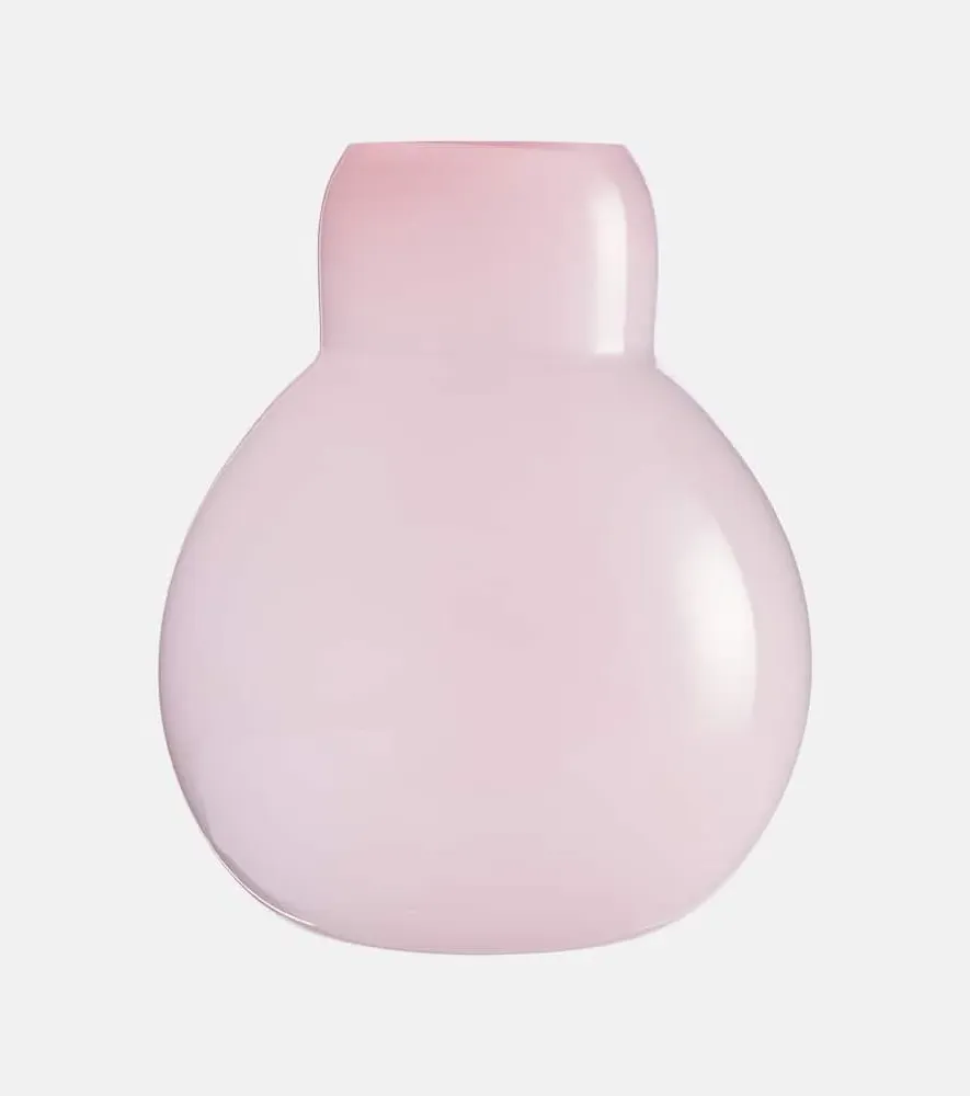 Spin Glass Vase - Pink