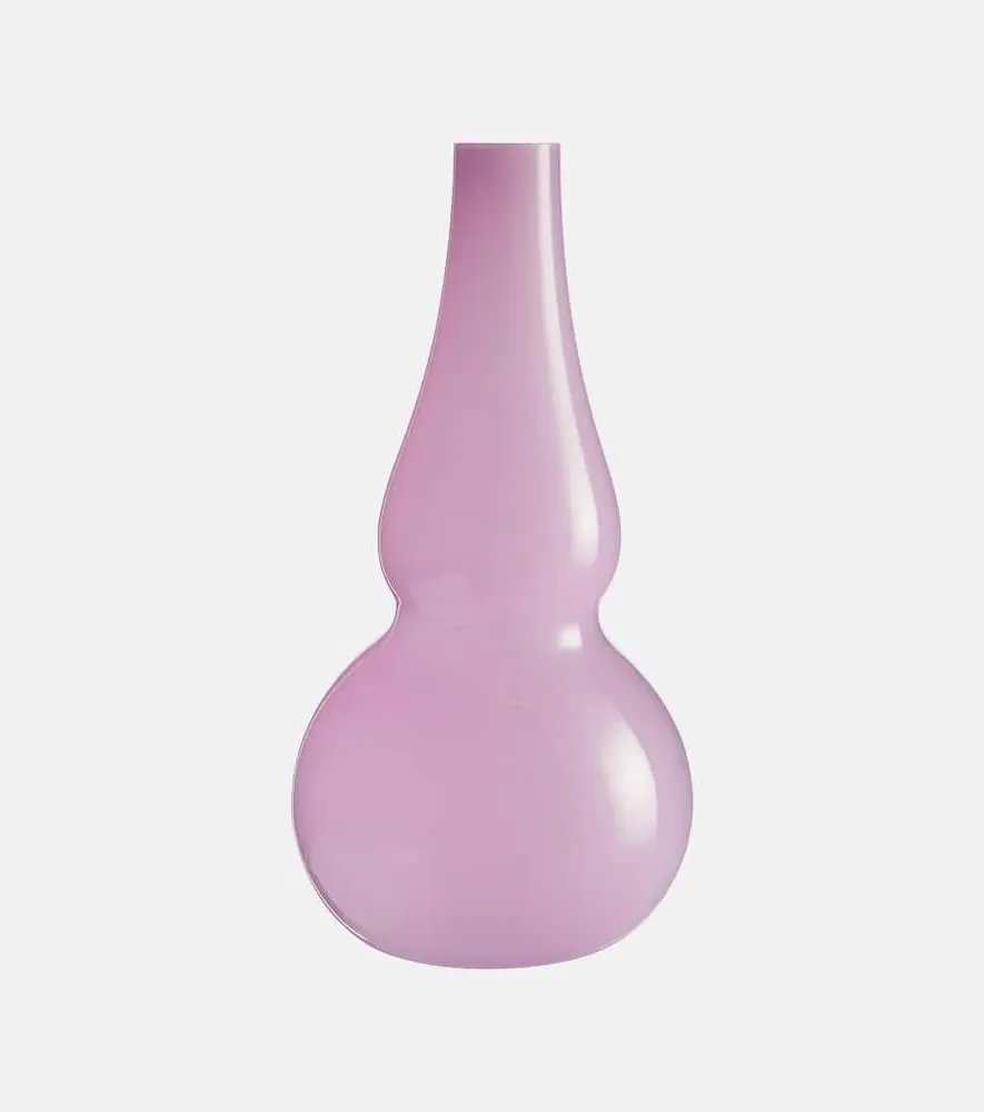 Spin Glass Vase - Pink