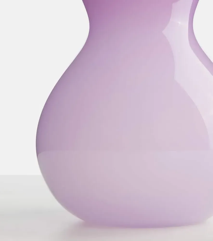 Spin Glass Vase - Purple