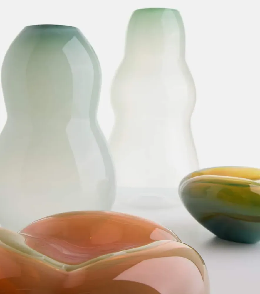 Spin Glass Vase - Transparent