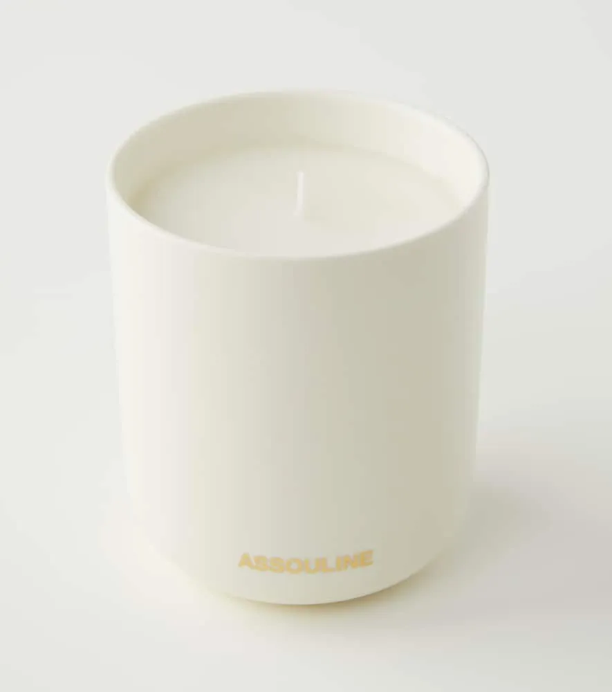 Travel From Home Scented Candle - White, Wax