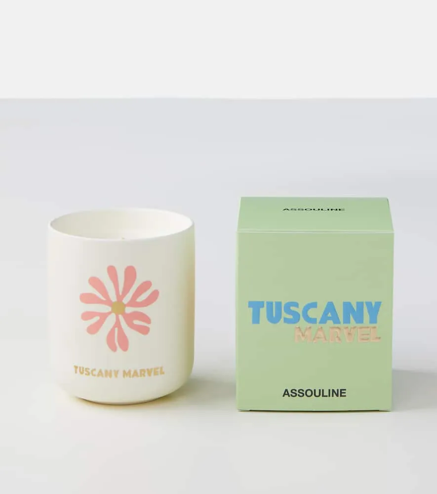 Tuscany Ceramic Scented Candle - White