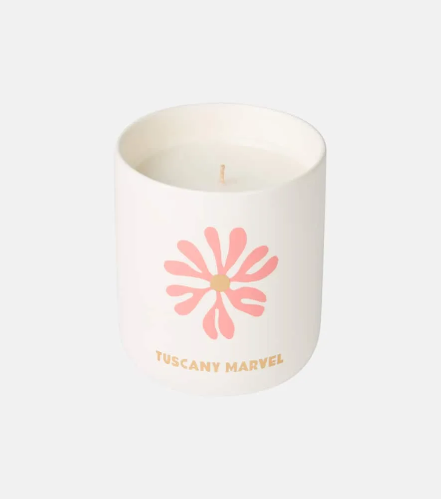 Tuscany Ceramic Scented Candle - White