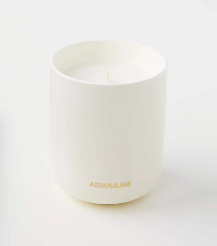 Tuscany Ceramic Scented Candle - White image