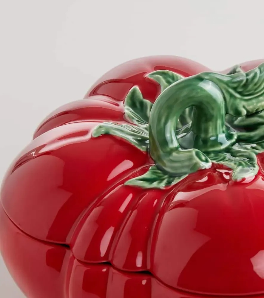 Bordallo Pinheiro Tomate Ceramic Tureen - Red image