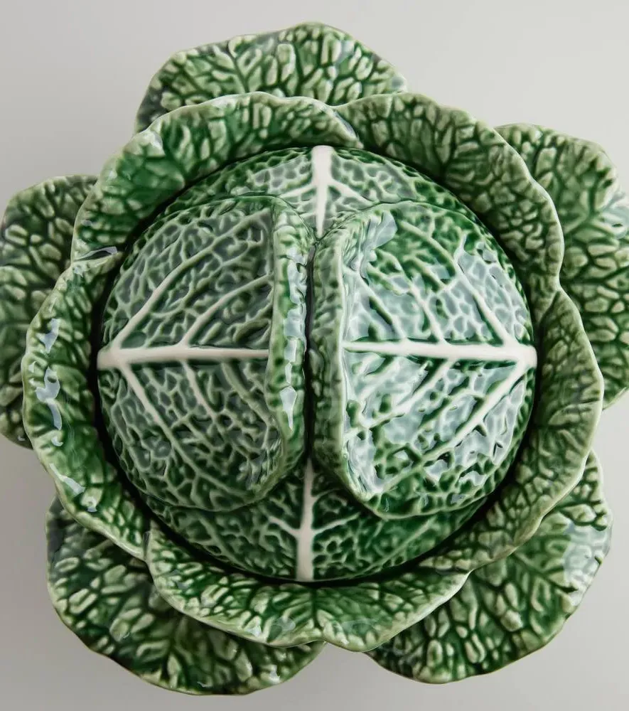 Couve Ceramic Tureen - Green