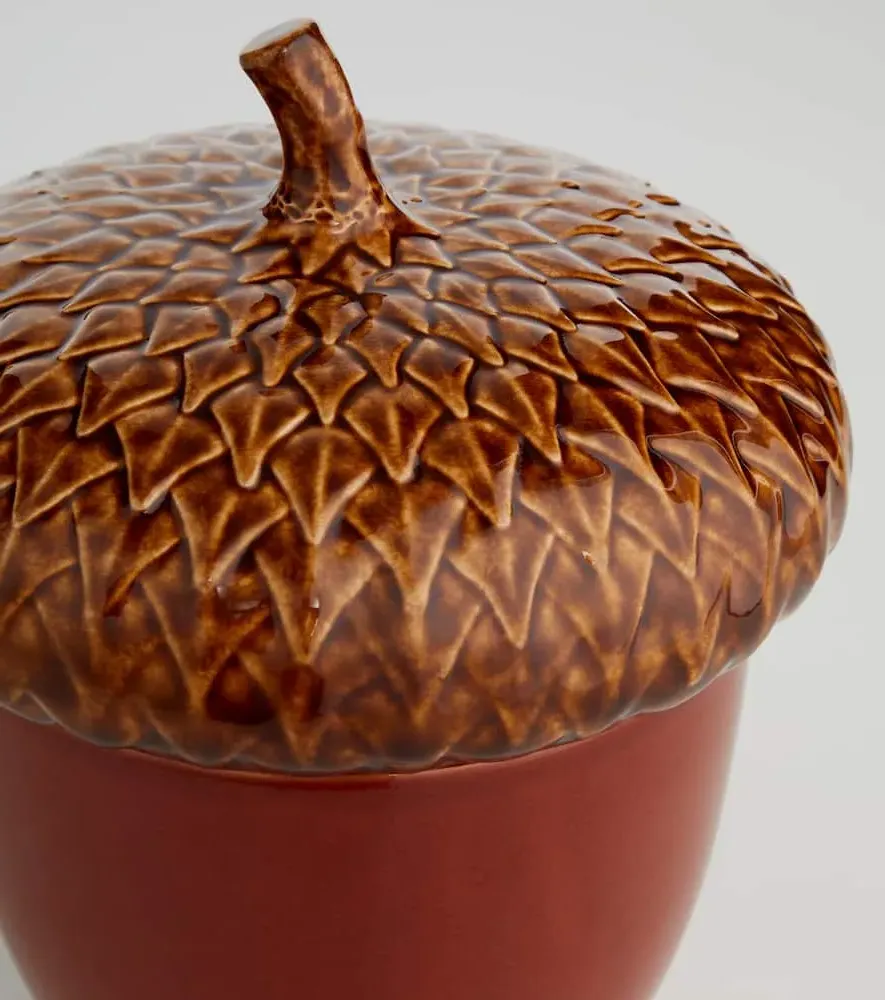 Gudrun Acorn Large Container by Claudia Schiffer - Brown