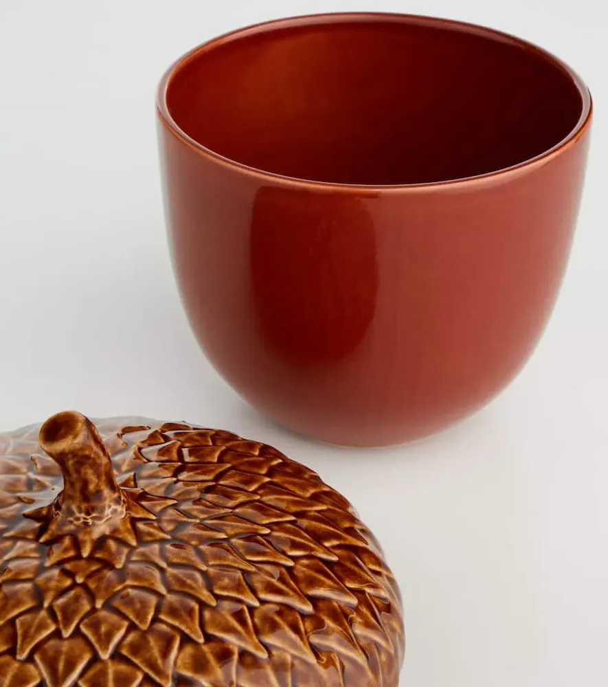 Gudrun Acorn Large Container by Claudia Schiffer - Brown image