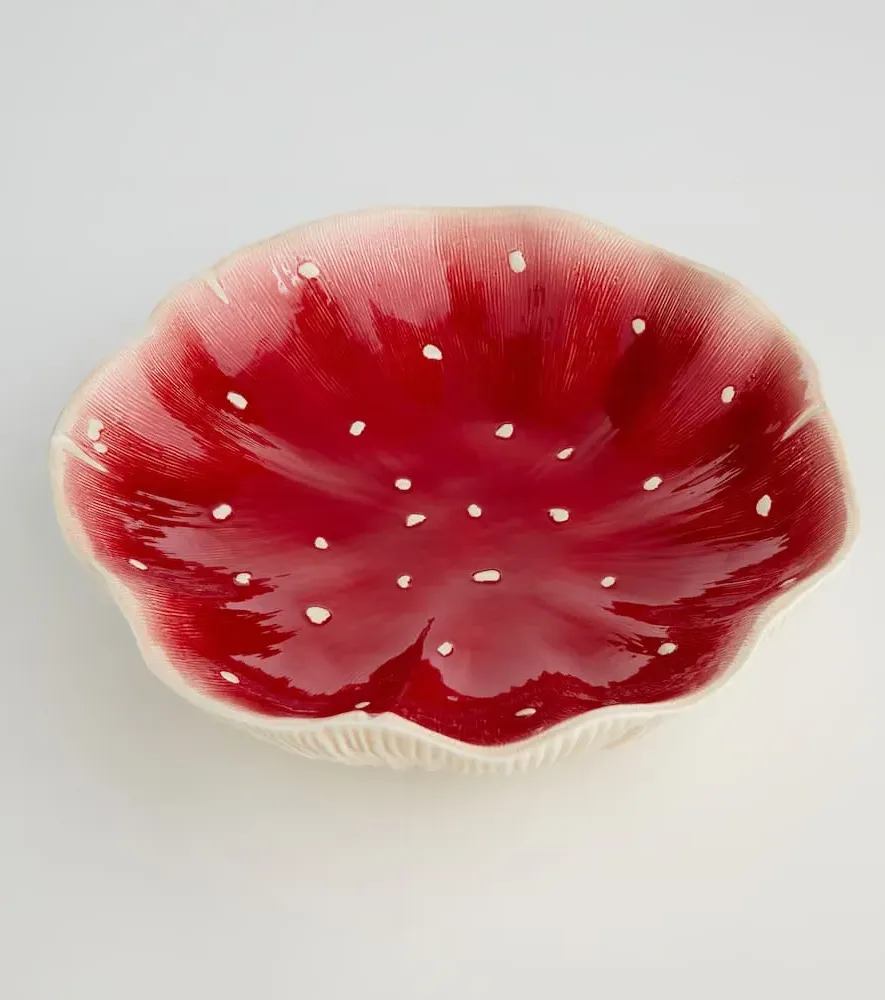 Gudrun Large Fruit Bowl by Claudia Schiffer - Red
