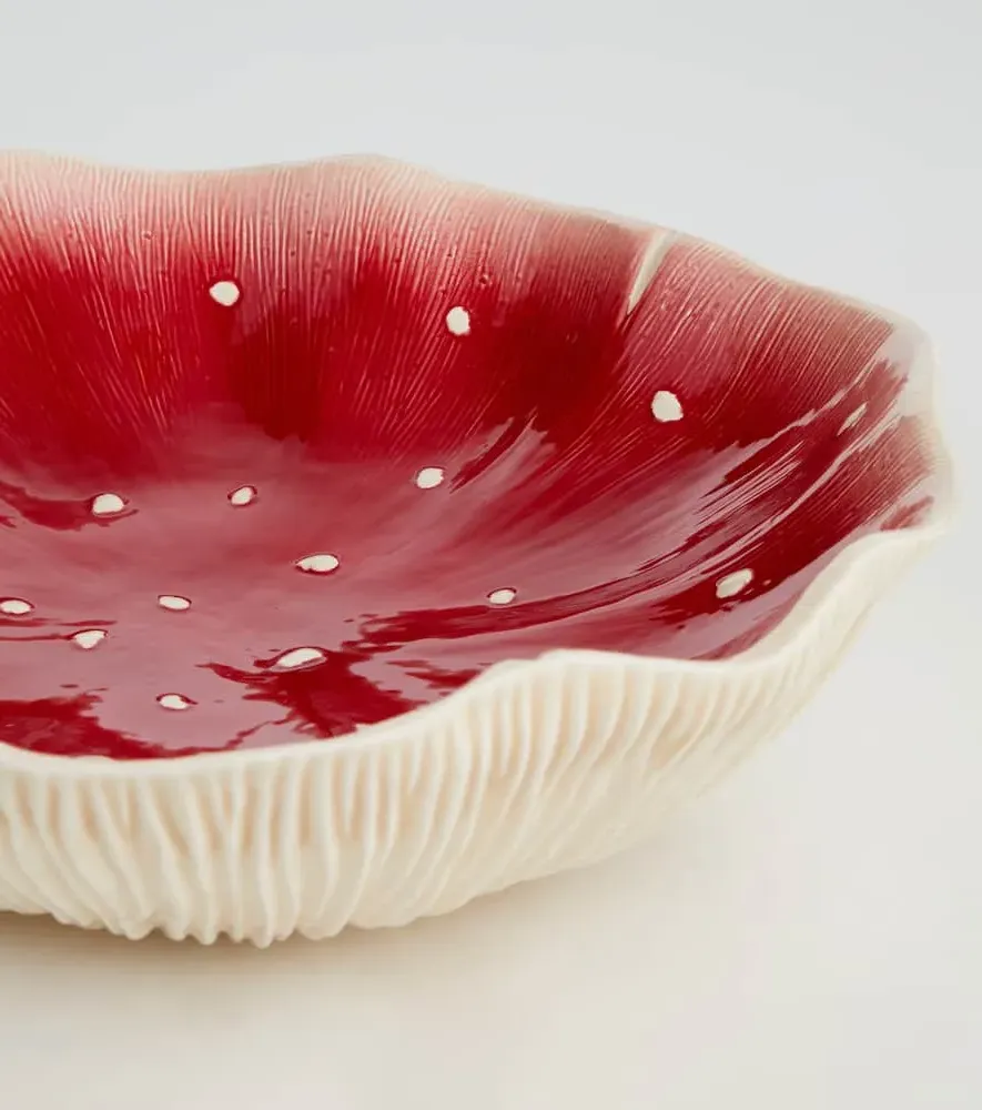 Gudrun Large Fruit Bowl by Claudia Schiffer - Red