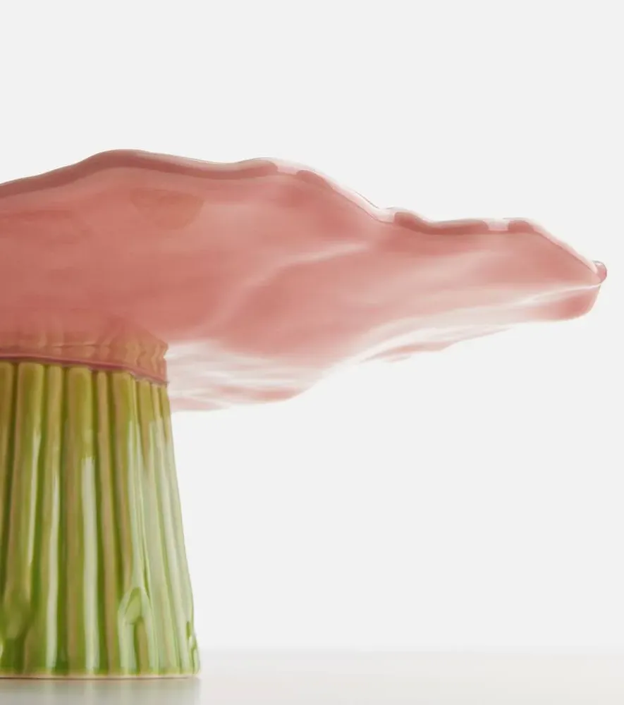 Maria Flor Small Cake Stand - Pink, Earthenware