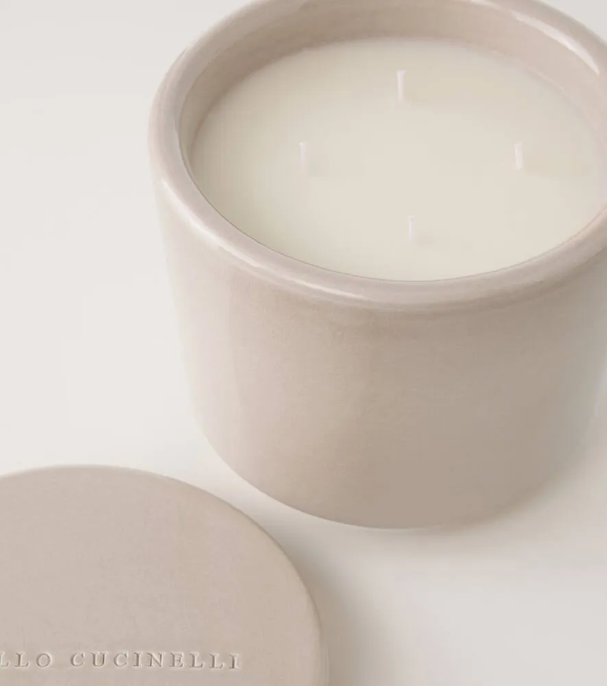 Maxi Scented Candle - Beige, Paraffin Wax